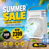 Mini Portable Air Conditioner – 3 Speed Mist Cooling Fan | USB Powered | Home, Office & Travel Use