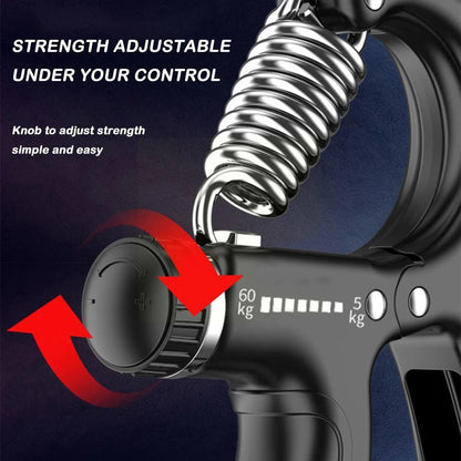 Adjustable Hand Gripper with Built-in Counter – Grip Strength Trainer for Forearm, Wrist & Finger Exercise (Random Color)